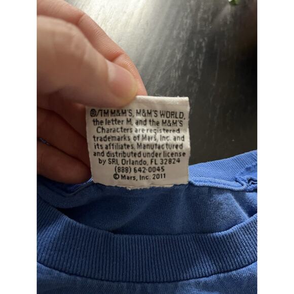 2011 M&M’s Orange Character T-Shirt - Size Large - Picture 4 of 9